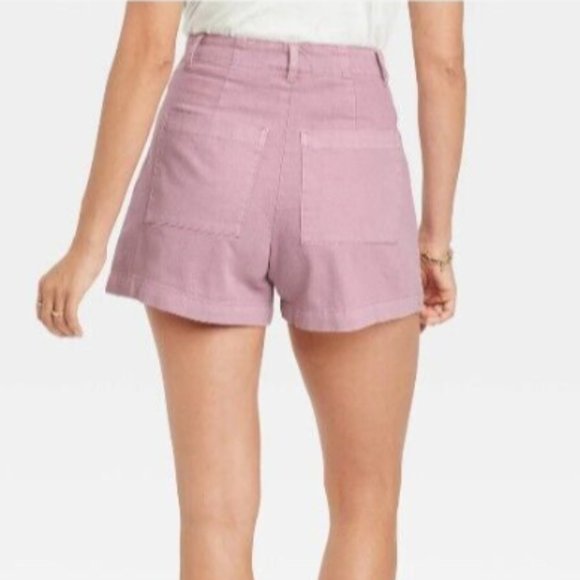 Universal Thread High Rise pleated front denim Shorts - Picture 5 of 6